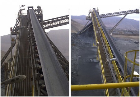 Manufacture and installation of removable metal guards on conveyor belts perimeter fence.